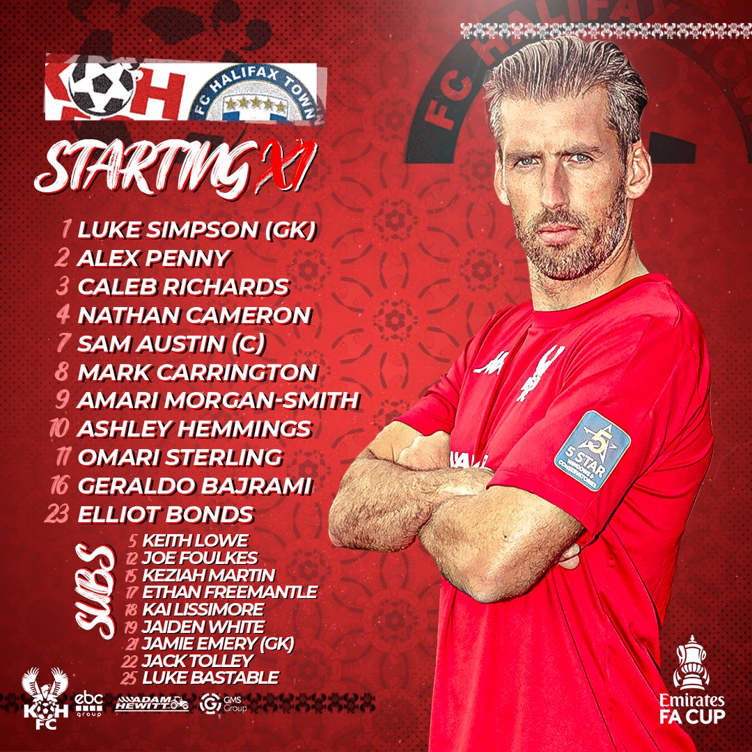 khfcofficial's tweet photo. 📄 Here's your @EmiratesFACup Round Two lineup ⬇

❤🦅 #Harriers #COYR https://t.co/iEjYLVuZUj
