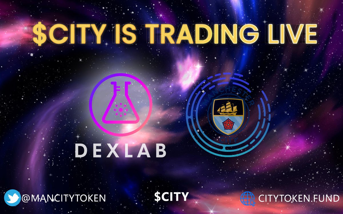ManCityToken's tweet photo. 16:00 UTC - TODAY 
📢📢📢DON'T MISS IT!!!!
 #CITY #Solana  #IDO #SolanaAirdrop #dexlab https://t.co/kfeIwzg9J1
