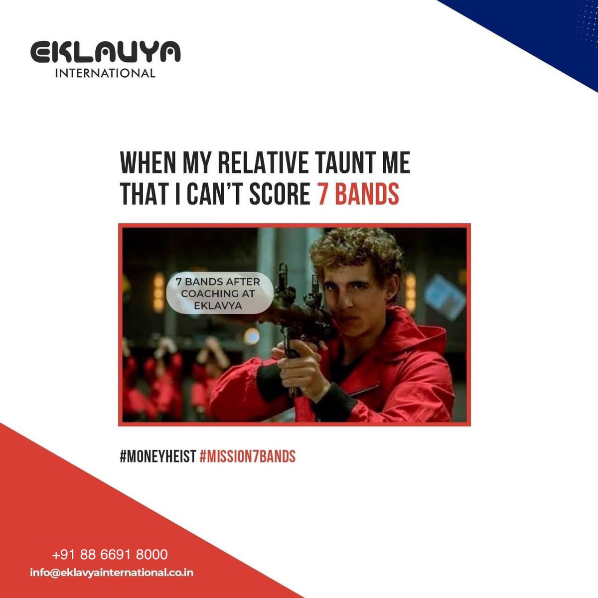 eklavyapatel's tweet photo. Gear up for your dream and don't stop till u achieve it.

Reach us at: +91 88 6691 8000 | info@eklavyainternational.co.in

#MoneyHeist  #EklavyaInternational #Education #StudyAbroad #InternationalStudies #IELTS #IELTSscore #8band #coaching #onlinecoaching #overseasconsultant https://t.co/VWswAZRJrO