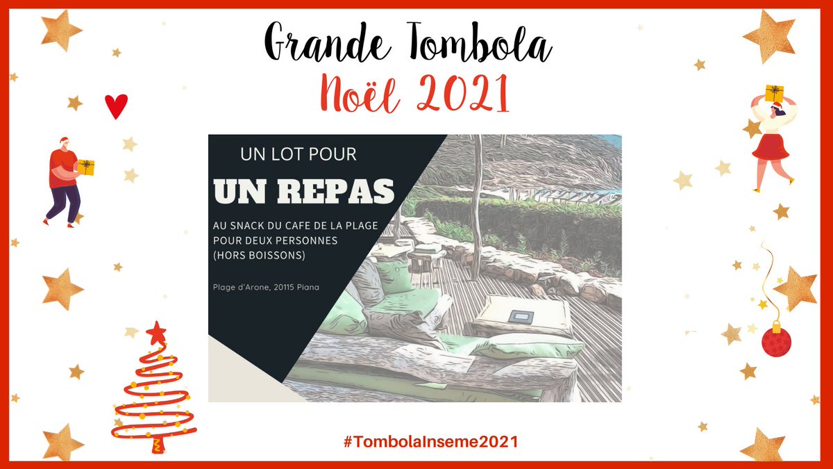 assoINSEME's tweet photo. 🎁 #TombolaInseme2021🎄
Nous remercions Le Cafe De La Plage #Arone qui offre 1 bon pour 2 personnes!
Rdv sur Réseau Corse Billet pour gagner ce lot! 
👉https://t.co/NuUPy4GoE5 https://t.co/8eaIvCIoNb