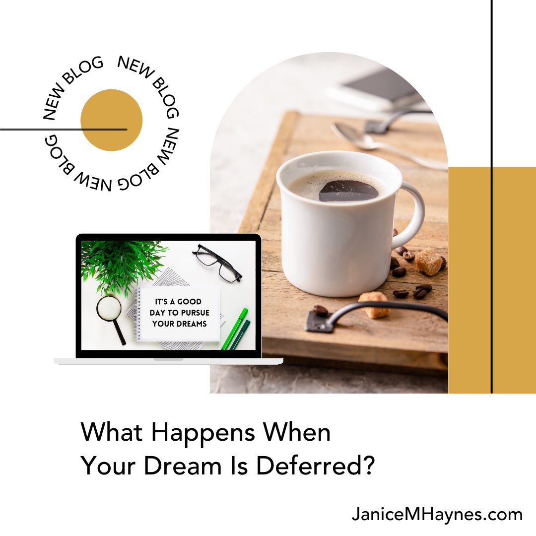 JaniceMHaynes's tweet photo. [NEW BLOG POST] Dreams deferred do not have to be dreams denied. The choice is yours.
[Click the link  to read the blog]
https://t.co/JY2KHzZYI1 https://t.co/hGZeorhe8I