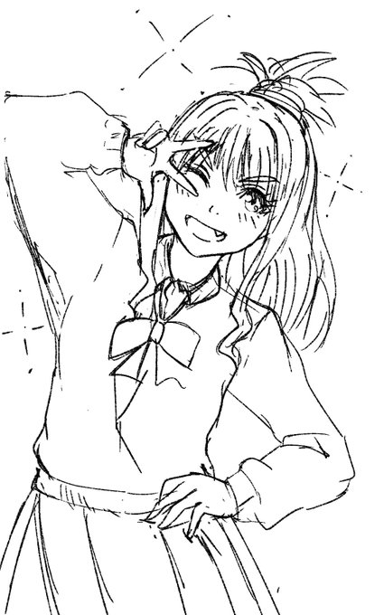 落描き低身長太眉八重歯ギャル 