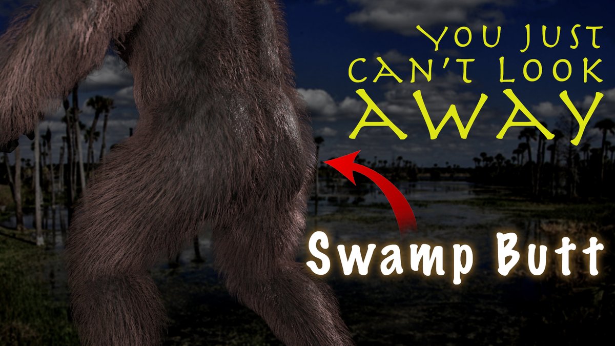 dogmannarrative's tweet photo. Those hairy berries, those shunned buns.. You just can't look away, from Swamp Ass!
New episode coming soon.
#bigfoot #swamp #findingbigfoot #mattmoneymaker #Believe 

https://t.co/kAdMQjeDYx
https://t.co/1Rx9gyBS1g https://t.co/sQnk0kuPGh
