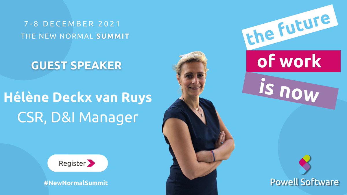 Helene_DVR's tweet photo. 📅 7 décembre ⏰ 15 h - 17 h Paris je rejoindrai le #NewNormalSummit de @PowellSoftware en tant que speaker.
Je serai accompagnée d'experts du monde entier pour explorer le #FutureOfWork et la #TransformationDigitale avec un focus #DEI
Pour s’inscrire : https://t.co/f4aSiAWZXy https://t.co/BydJvDQOii
