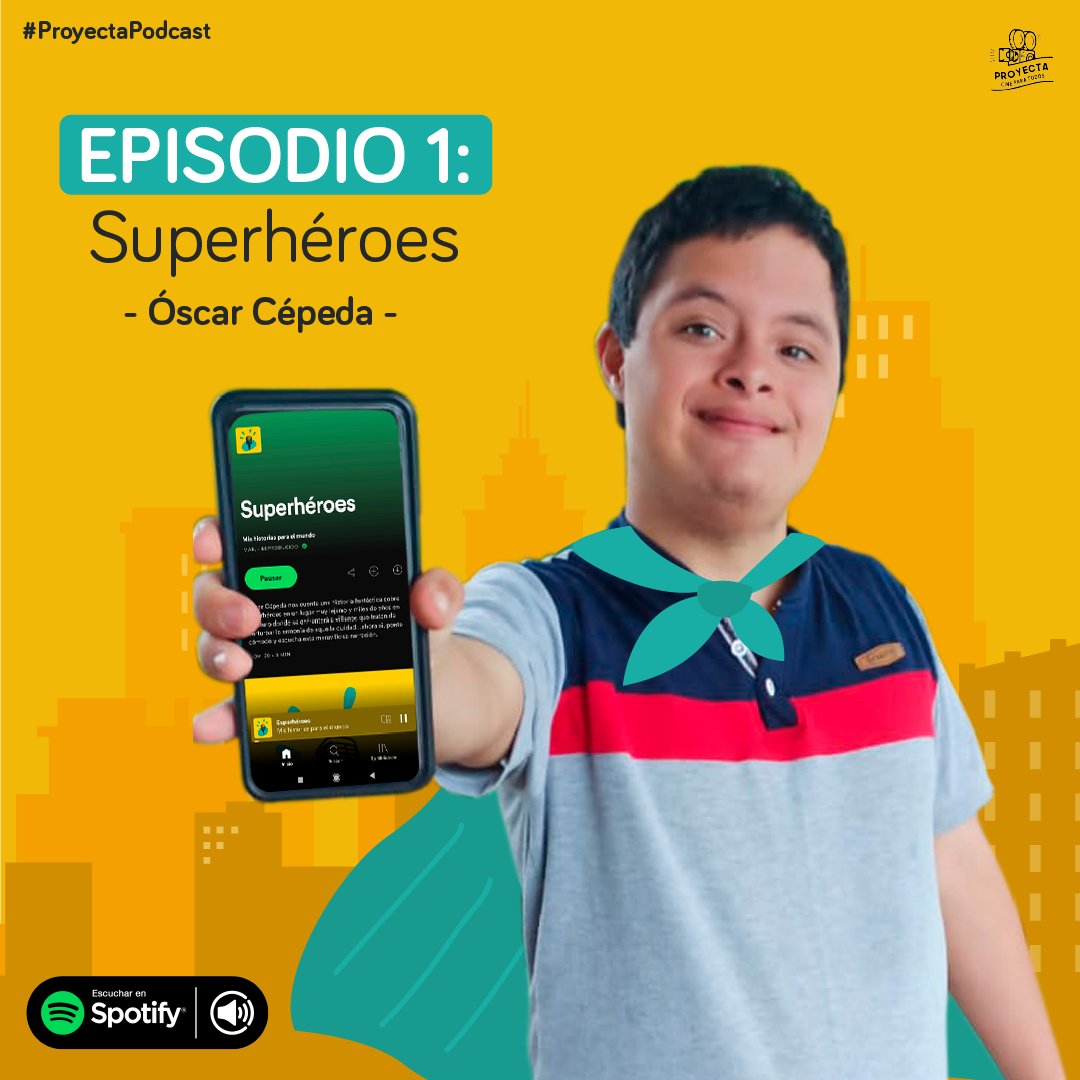 cine_proyecta's tweet photo. #ProyectaPodcast | Conoce la fantástica historia de una familia de superhéroes conformada por José, Anita, Elsa y Ema que combaten contra villanos que perturban la armonía de la ciudad.
🎧 Escucha la historia completa aquí:
https://t.co/jOW1Wx8ZzR
#DiadelVoluntario #Podcast https://t.co/UV8xdQjyQz