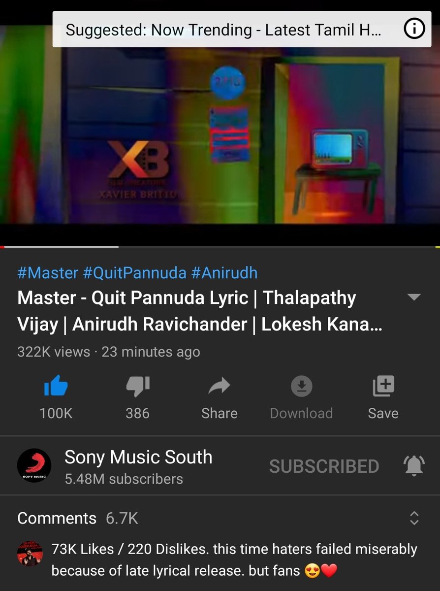 mersal07's tweet photo. #unakaga 100k likes in 13mins
#quitpanuda 100k likes in 23mins
#mothersong 100k likes in 23mins https://t.co/wWXmONA7mu