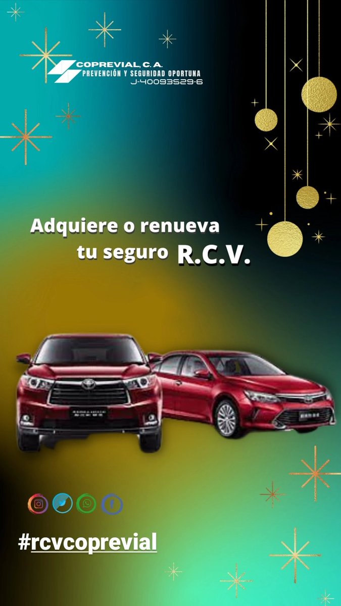 Coprevial's tweet image. Adquiere o Renueva tu Seguro de R.C.V legal ⚖ 💯 empresa sería y responsable @rcvcoprevial