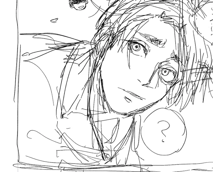 おっつこくんの顔ばっか描きたいんだな私は……。漫画……?知らない子ですね…… 
