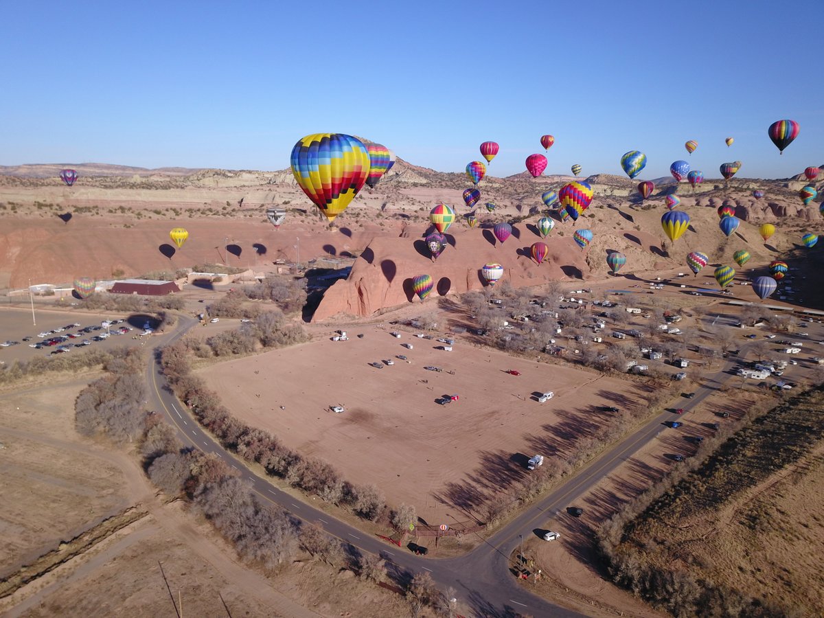 This morning is the last day of the Red Rock Balloon Rally. 