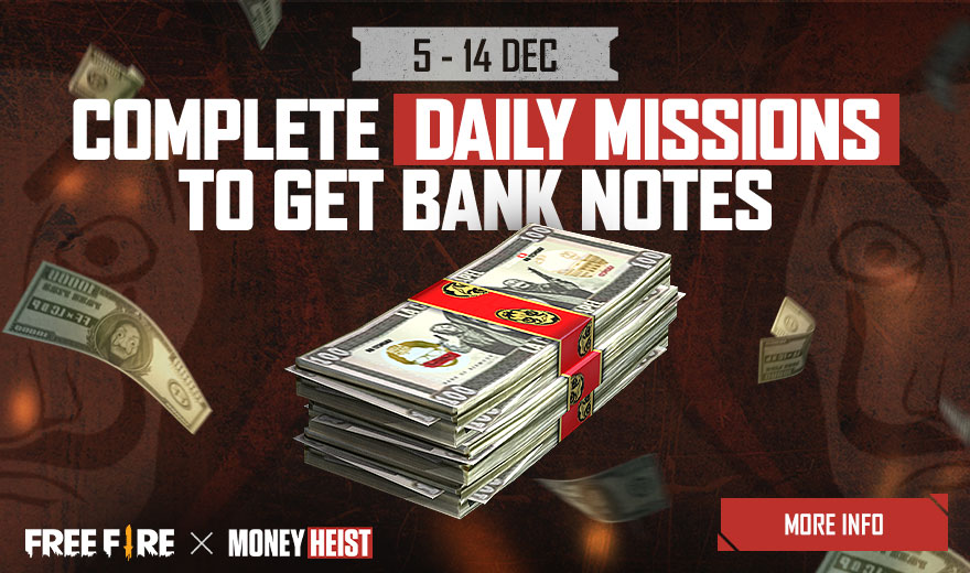 indiafreefir's tweet photo. Ready to raid? Complete the daily challenges in-game now to get banknotes and exchange the banknotes exciting Free Fire x Money Heist Collaboration rewards such as the exclusive Free Fire x Money Heist Sports Car!ποΈπ΅
#FreeFirexLCDP5 #FreeFire #IndiaKaBattleRoyale #Booyah https://t.co/42Xnfp8jtz