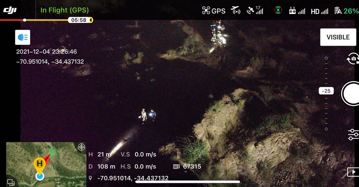 DroneSARChile's tweet photo. Nuestro Equipo DroneSar se desplegó en la comuna de Malloa. Donde apoyaron a Equipos de emergencia en la búsqueda y minitoreo de descenso de persona desaparecida @BomberosdeChile @CBMalloa https://t.co/HHMpSKoOHU