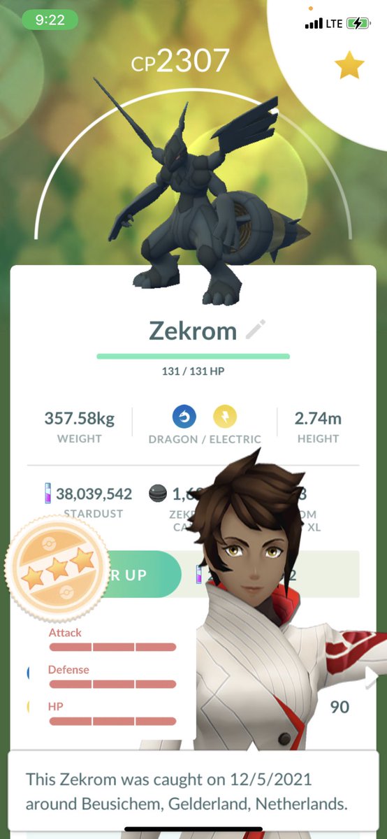 legacyhoesay's tweet photo. 2nd HUNDO!!!! 😍😍😍🤌
Thank you buddy @shawienmeister 🙏🏼
#PokemonGO #zekromraid https://t.co/RzUmqWbe3M