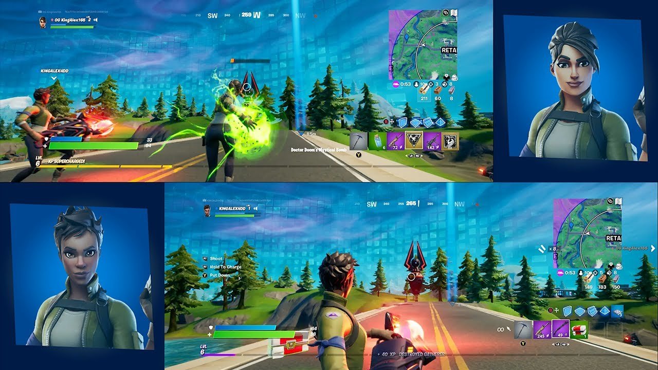 HOW TO SPLIT SCREEN IN FORTNITE CHAPTER 3!
