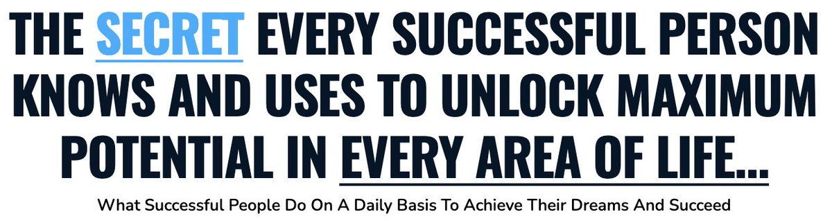 The secret is out... and its free from the #SixFigureRoutine - download now: sixfigureroutine.com #takecontroloflife #success