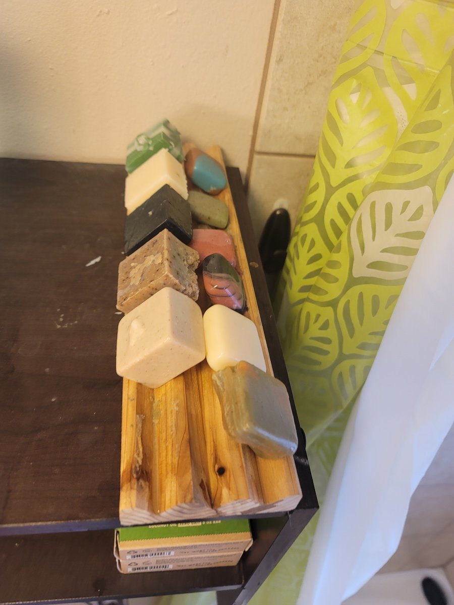 thelameiam's tweet photo. living that @DrSquatchSoapCo life. variety and soap saving techniques, quarter your soap and get a soap saver block. #varietyisthespiceoflife #coldpresssoap #LimitedEdition #drsquatch https://t.co/L1byi8O7Co