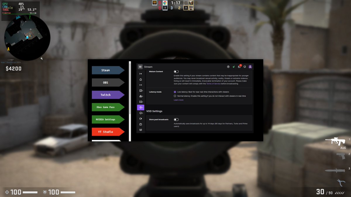 RudraSaraswat1's tweet photo. I've added a HUD for @gameonubuntu, which can be activated by pressing Ctrl+Shift+G. Here's a screenshot of it in CS:GO. https://t.co/qKgHVM9pgZ