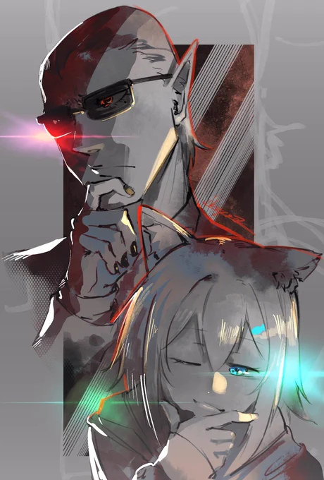 閃く  #推す画ール #のらねっこあら 