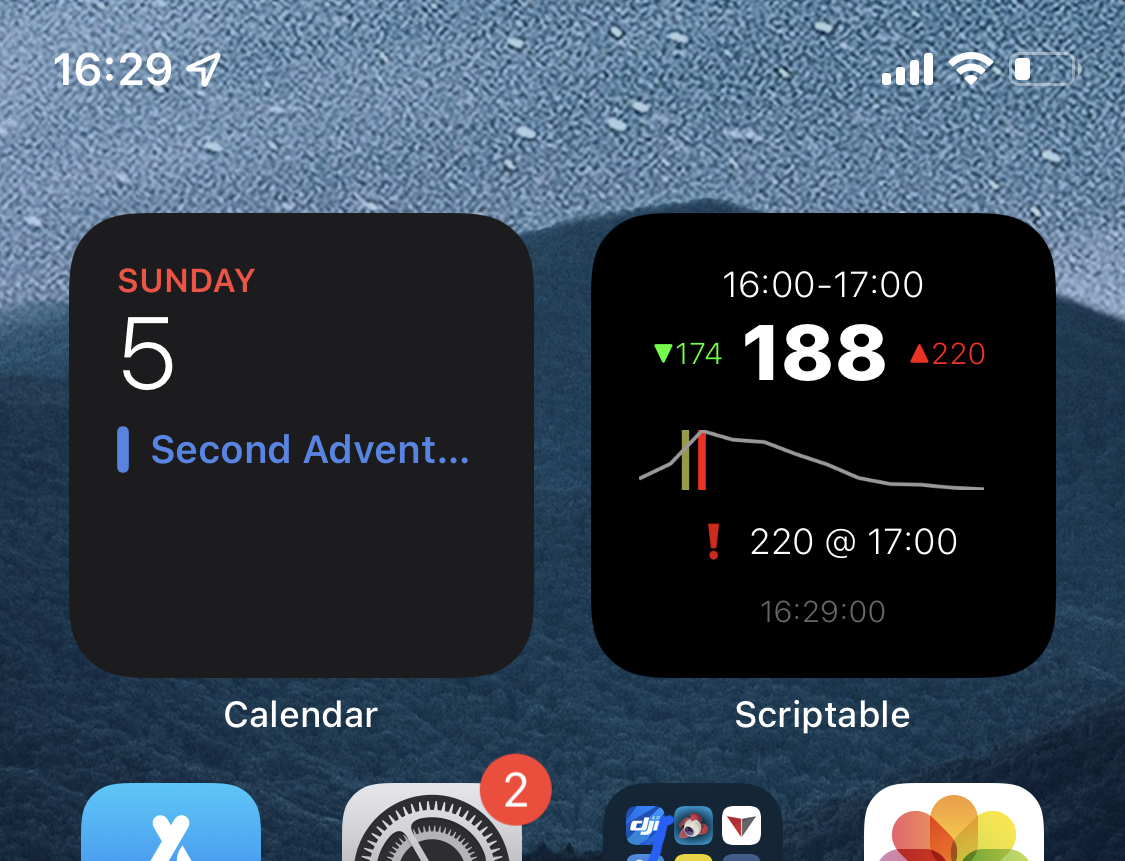Widget versjon 2.. Fortsatt rom for forbedringer 😬 #strøm #Nordpool #jaTilAtomKraft