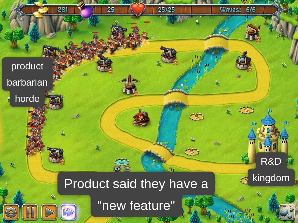 Product had "yet another awesome feature" 🤦‍♂️
(they said that this time it's really a must)

bring it on....

<a href="/SubstrataHQ/">SubstrataHQ</a>  

#ProductWars #RnDFTW