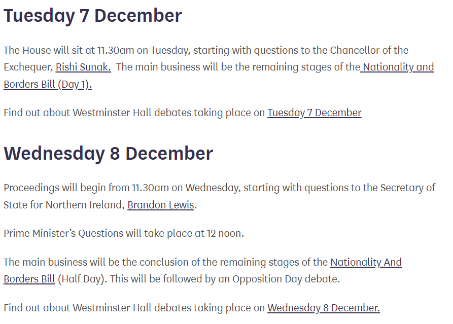 nobordersmcr's tweet photo. Info from the UK gov website on when the Bill is expected to be discussed -- https://t.co/fS04bbZywg