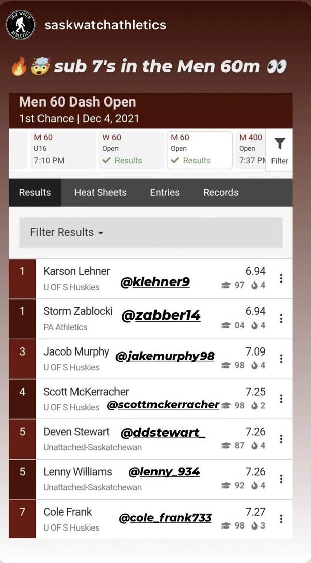 zabhunter's tweet photo. So it begins π β¦. #provincialrecord #PB #runningwiththeunis #firstchancemeet https://t.co/Gz9wnPPz7x