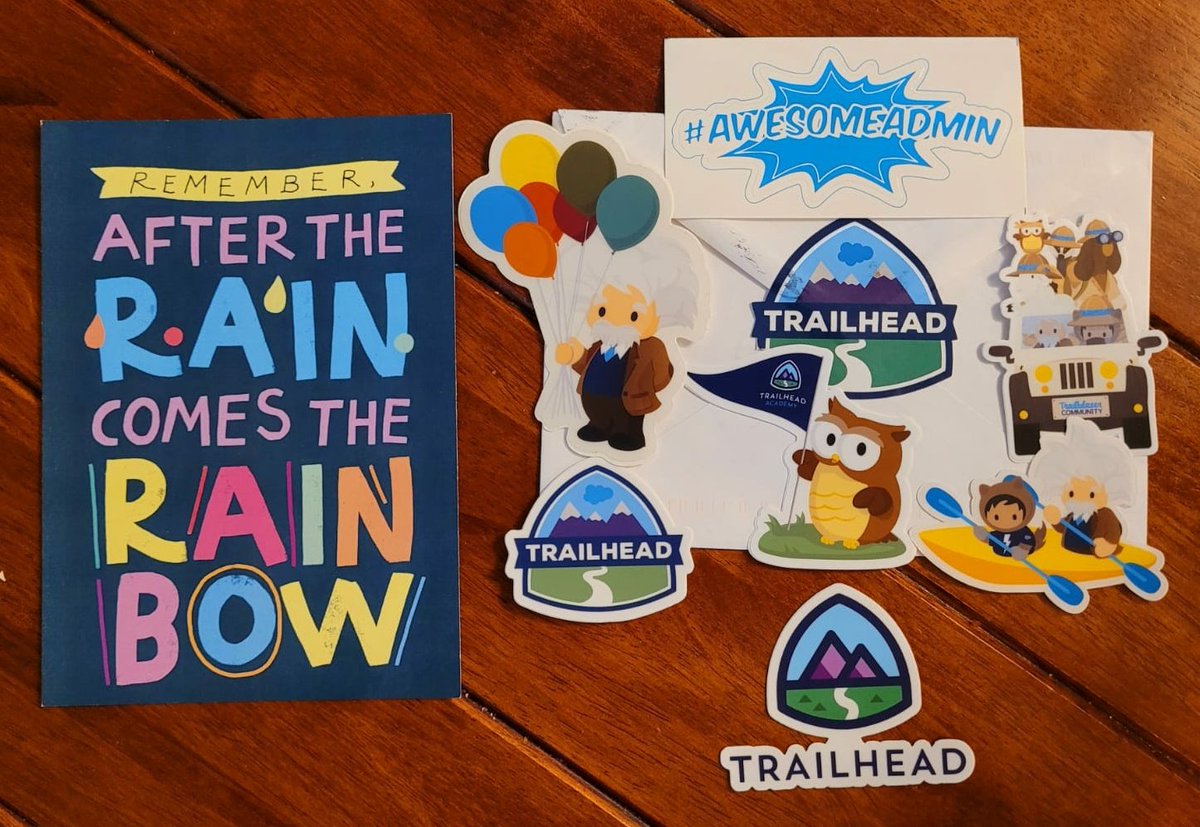 SudhaSundaram2's tweet image. Thank you #SalesforcePrincess @jeanvelonis for brightening my day with your rainbow of hope &amp;amp; love 💙
You inspire me &amp;amp; others in #TrailblazerCommunity with your awesomeness!🤗