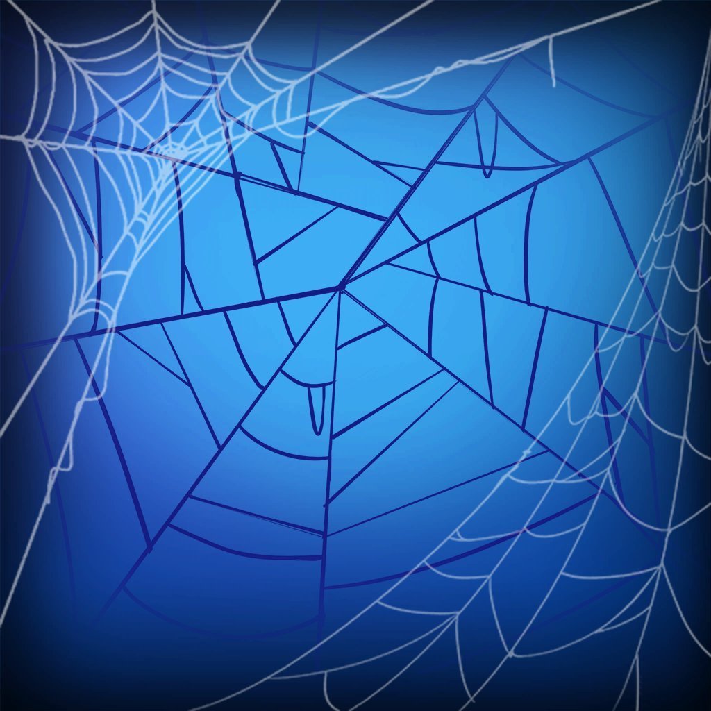 spiderman blue background