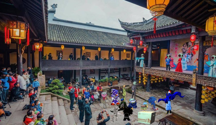 Thank you for taking us to the Chinese opera last night, space pod

We really needed the culture