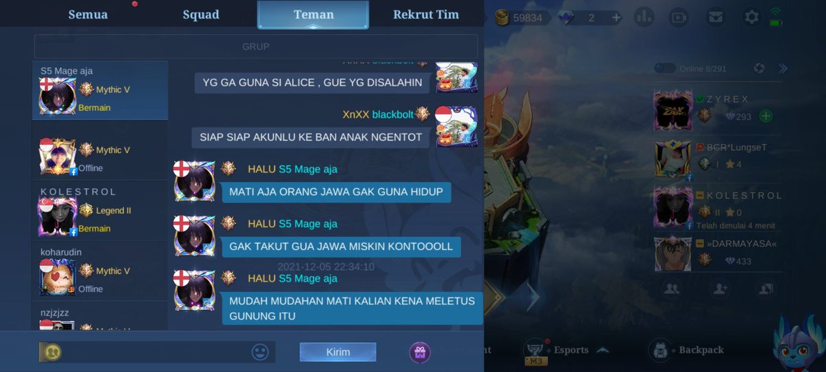 VickyFirm's tweet photo. Apakah yg seperti ini tidak akan di tindak min ??  @MobileLegendsOL https://t.co/RSFDmr3QST