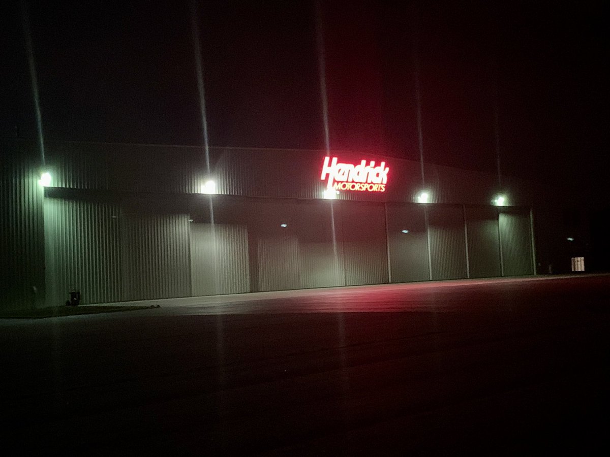 ChopperDanRice's tweet photo. Even though I was in Charlotte for @ESPNCFB , I couldn’t avoid my beloved @NASCAR ! Our plane was parked outside @TeamHendrick hangar and I had no idea @RFKracing (signage yet to be changed) is located next to the airport. Me & NASCAR are just meant to be! #nascar #wingedvision https://t.co/1SVKTu9vrv