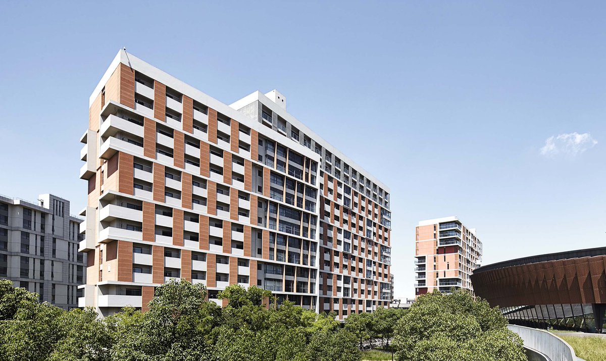 LeeRubin's tweet photo. The #exterior patterns provides for a visually-appealing look for these #coolbuildings.  https://t.co/1dWmjKh9em https://t.co/nu9UhG82M7