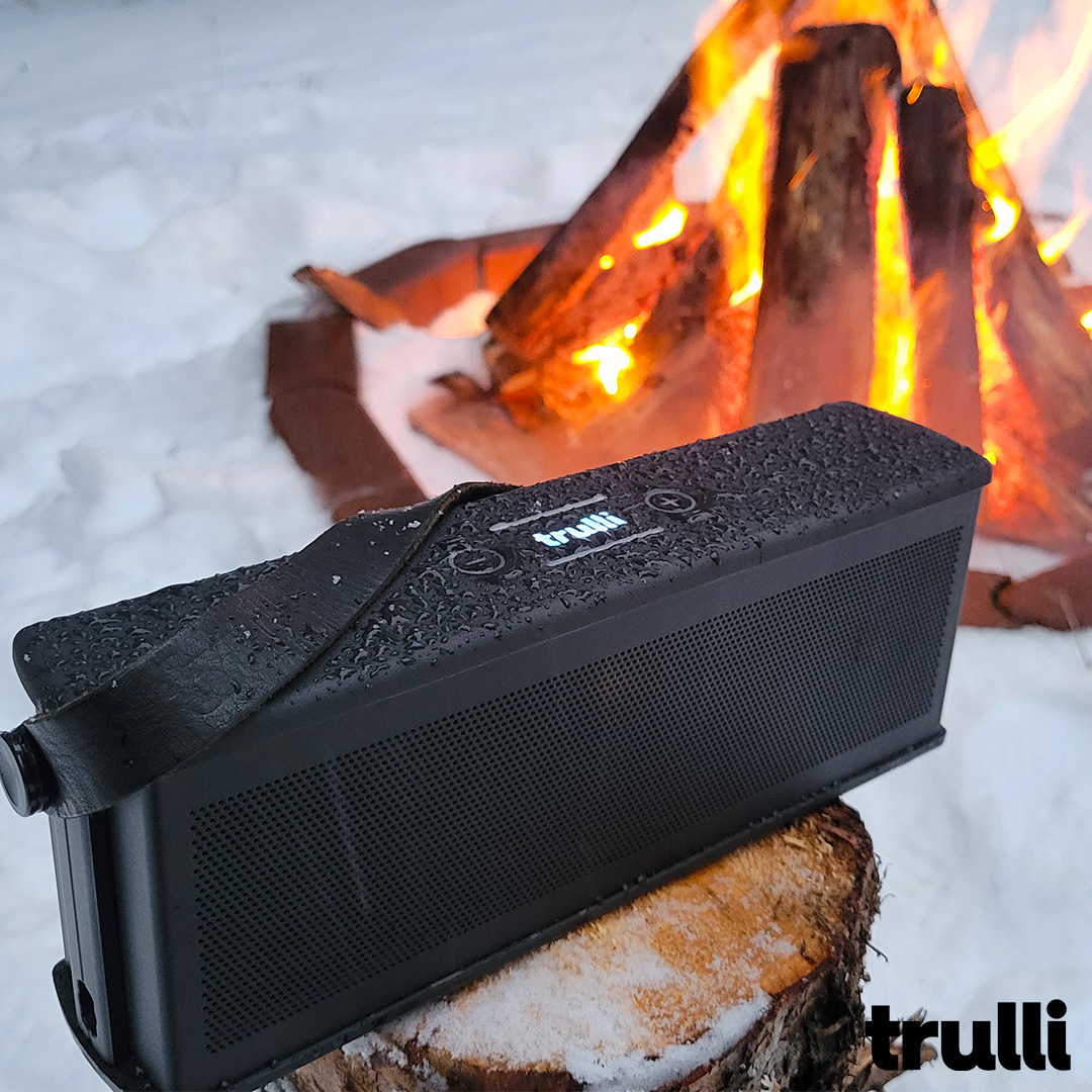 No matter the weather, we hope you're finding a great spot to listen to some music you love today.

#trulli #trulliaudio #JAM5 #portableHiFi #bluetoothspeaker #audio. #music #musicisthebest.