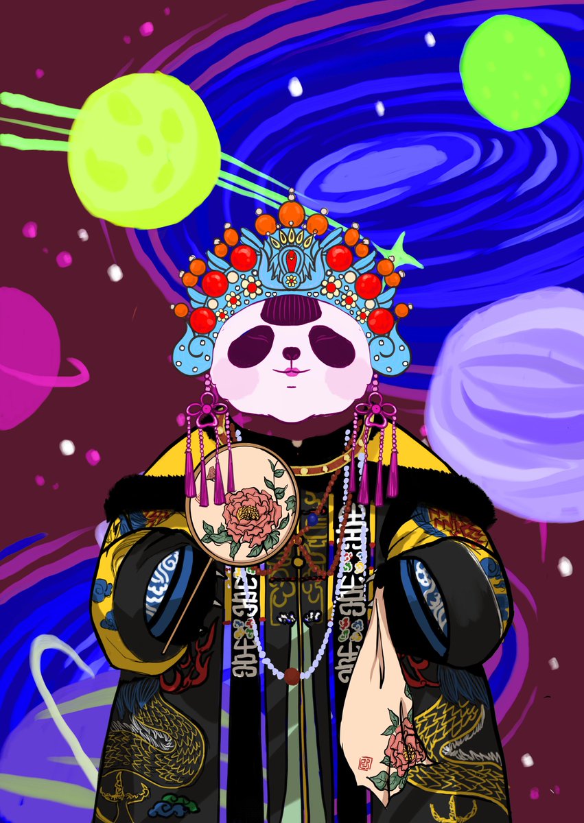 HashPandas's tweet photo. #HashPandas The look of the giant panda is very interesting, chubby, chubby, and cute. Especially the pair of black eye circles on the white face, like wearing a pair of sunglasses, coupled with the clumsy movements and the look of walking around, it looks very cute. https://t.co/ZA0F0Um7AE