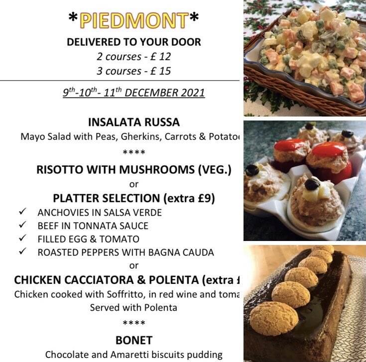 CanutoElena's tweet photo. Next week I cook Piedmont🇮🇹

To order   
💌elenit.dinnerparty@gmail.com 
☎️07483 857467  
🌎https://t.co/bGEU3kiNoB  
  
Free delivery in #tetbury  

#SmallBusiness #cotswold #catering #italianfood #delivery #italiancuisine #food #cotswoldlife #tetburylife #piedmont #yummy https://t.co/oeT8jL7LRR