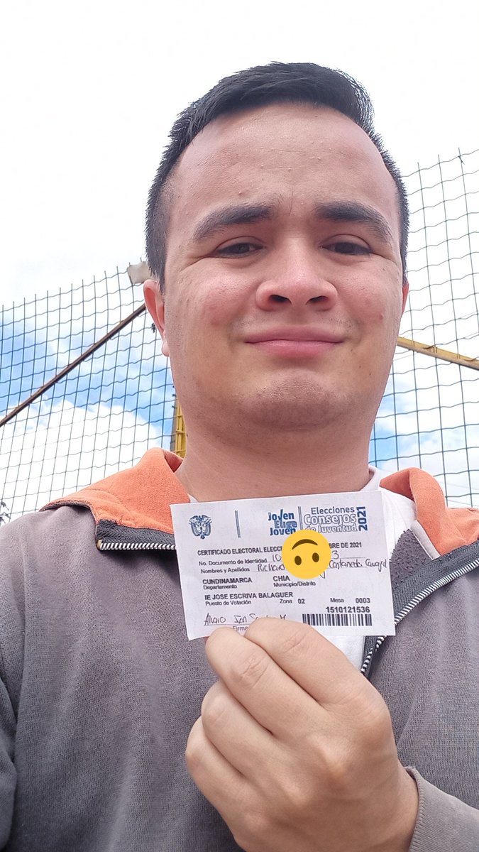 richardcastaed6's tweet photo. Yo ya ejercí mi derecho al voto y tu #JovenEligeJoven #MiVotoEsPorMIRA @AlicianaLozada @laurapedrerosc @oscaroliveer https://t.co/jBVkuxnOi2