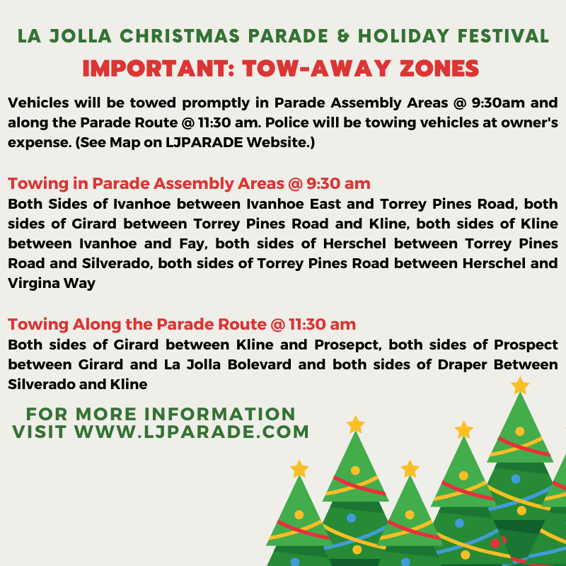 LJPARADE's tweet photo. 🚫IMPORTANT TOW-AWAY ZONES 🚫‼️FOR MORE INFORMATION VISIT https://t.co/h0PqOV0SY1 #LJPARADE https://t.co/XPaESlpHjt