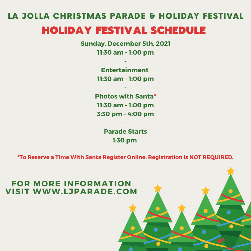 LJPARADE's tweet photo. 🎅Holiday Festival Schedule 🎅🎄🕎 FOR MORE INFORMATION VISIT https://t.co/h0PqOV0SY1 #ljparade https://t.co/8wviIElocI