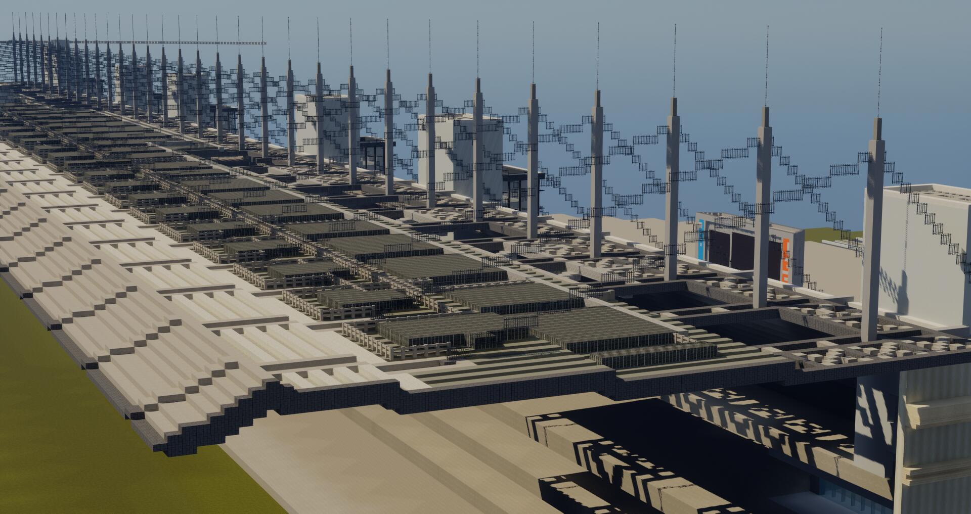 Hot945 Minecraft Minecraft建築コミュ Minecraftbuilds Fetarute 工事中写真公开第二弹 22年2月上旬完工予定 T Co 1gxsqpmlwn Twitter