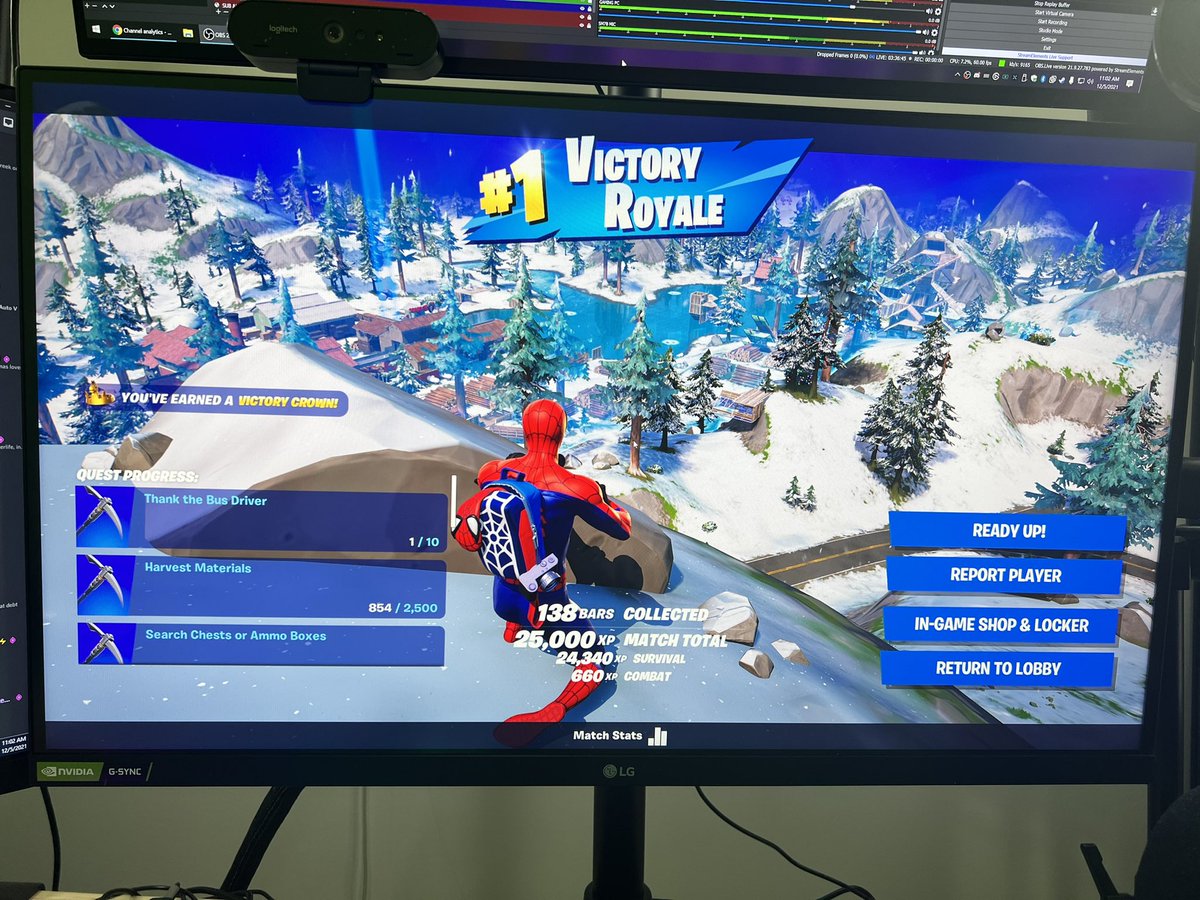KreekCraft's tweet photo. FIRST GAME OF THE CHAPTER #FortniteChapter3 https://t.co/A33bwJkN5W