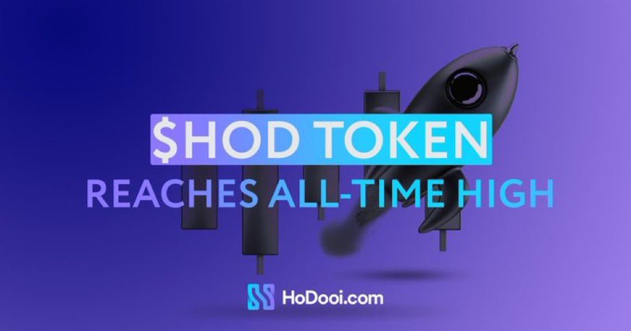 hodooi's tweet photo. $HOD token hits a new All-Time High 📈

The #HODArmy continues to grow 👥

#NFT #AltCoin https://t.co/roofpyzfpu
