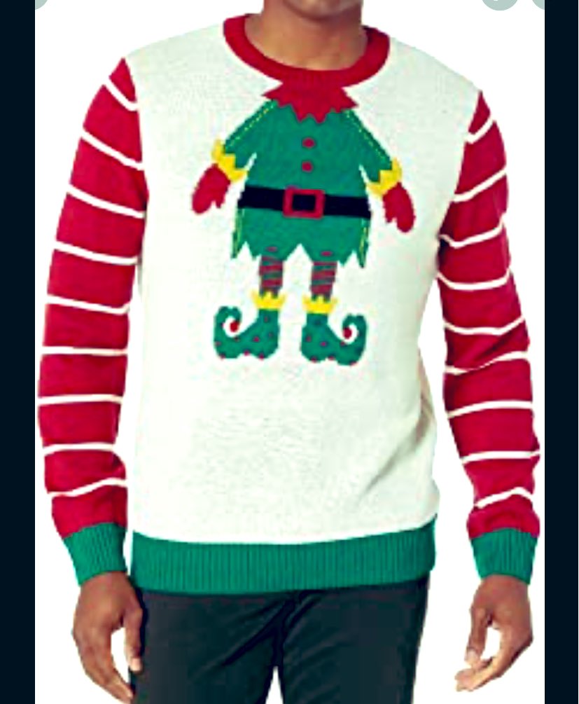 Holiday sweater Monday 