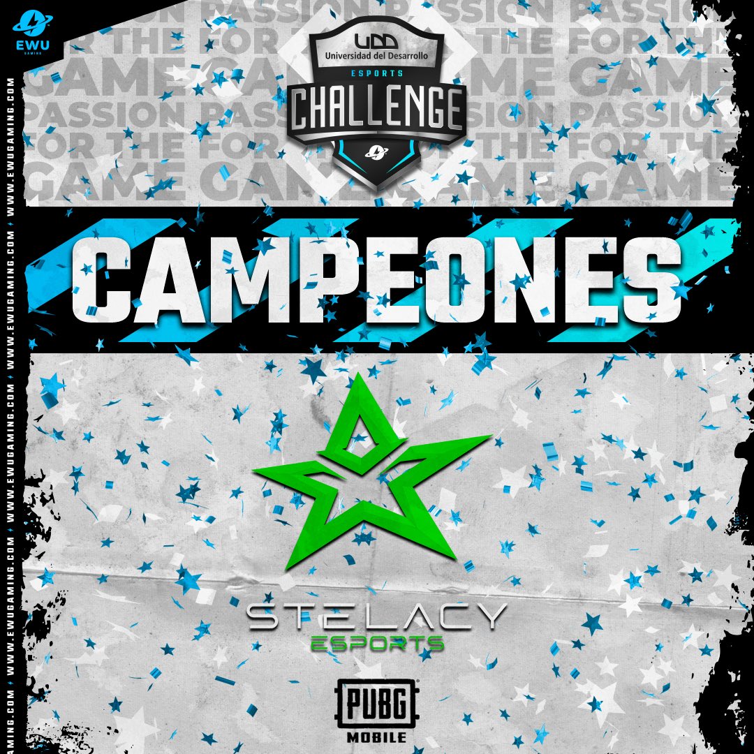 EWUGamingMobile's tweet photo. 🔥⚡️ STELACY ESPORTS CAMPEÓN ⚡️🔥

🔊El 2do desafío @PUBGMOBILE de los ⚡️@UDD_cl eSports challenge⚡️tiene campeón🏆🔥💥 

🔥Felicitaciones Stelacy Esports 👏🏾👏🏼🥇🎉🎊 Y a todos los que participaron ✊🏽👏🏾💣🧨🔥💥

#udd #PUBGMOBILE #eSports #gaming #ewugaming https://t.co/ozZVOcveqf