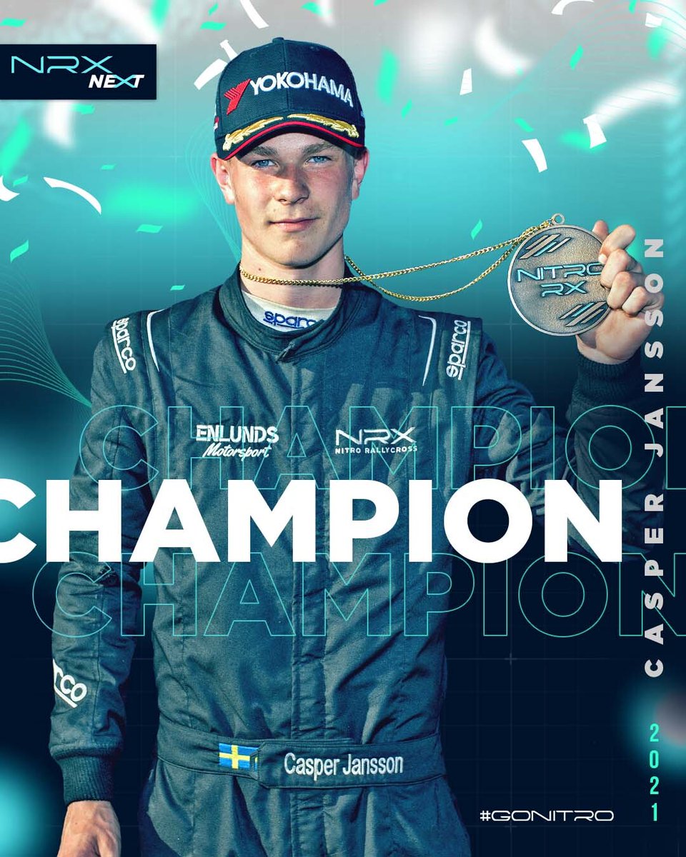 Nitrocross (@nitrocross_) on Twitter photo CASPER JANSSON NEXT CHAMP 🥇 CASPER JANSSON NEXT CHAMP 🥇