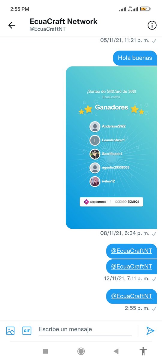 AndersonSW2's tweet photo. @EcuaCraftNT   pruebas de que si reclamé mi premio del sorteo https://t.co/Yptz2fk7cp