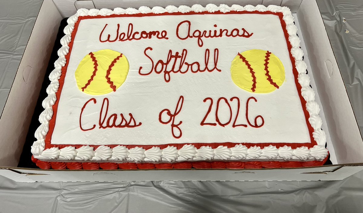 bkoch1991's tweet photo. Great day to be a Saint.  We had our signing day for our freshman coming next fall.  Welcome @AQSoftball Class of 2026! https://t.co/7PlAAhV9RT