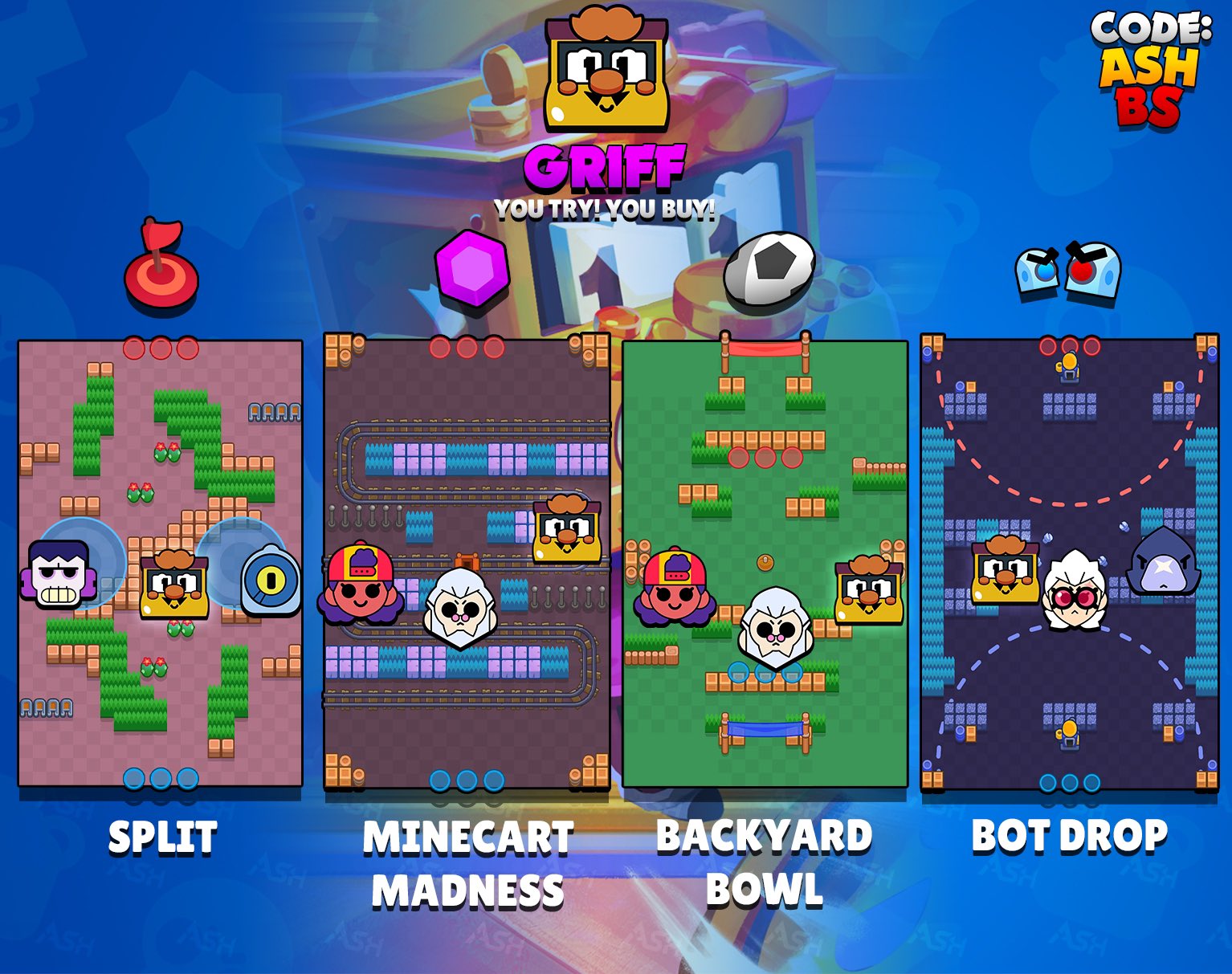 Code: AshBS on X: Brock Tier List for every game mode with best maps and  suggested comps. Which brawler should I do next? #Brock #BrawlStars   / X