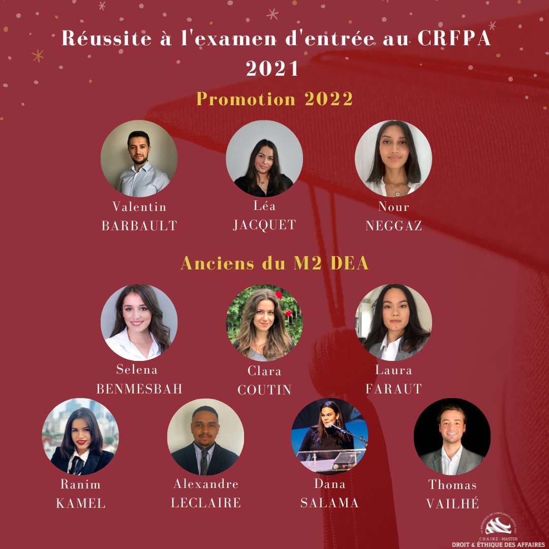 Master Droit et Éthique des Affaires tweet media