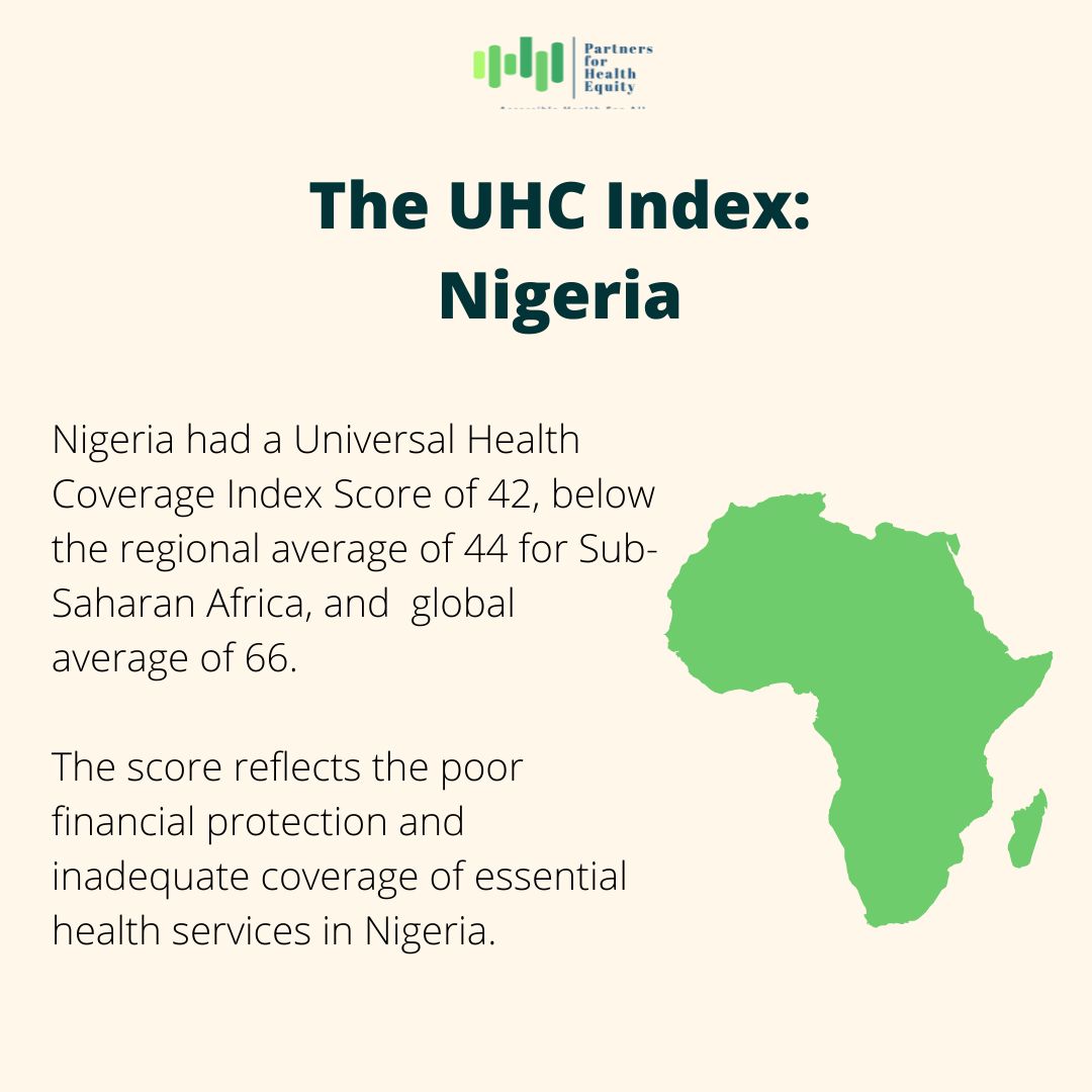 P4HE_NG's tweet photo. On Day 4 of our #12DaysOfUHC, we examine the Universal Health Coverage Index, and how far Nigeria has progressed 🇳🇬
⠀⠀⠀⠀⠀⠀⠀
#UHCDay #HealthForAll #12DaysofUHC https://t.co/AGOBeNmhDe