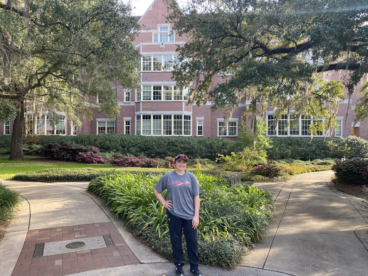 Had a great time at the FSU camp! Thank you for having me! @FSU_CoachWilson @Coach_Alameda @FP23Coach @ExtraInningSB @meghanking48 @jessicaburroug2 @FastpitchPower