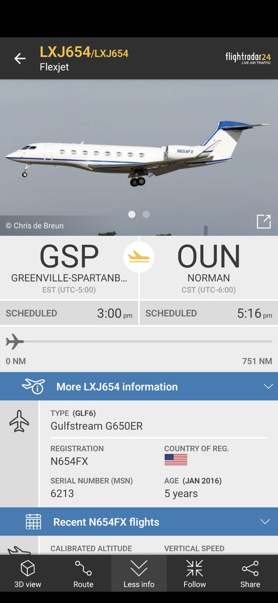 mediumwood's tweet image. Big boy jet to bring the new HC to Norman!!